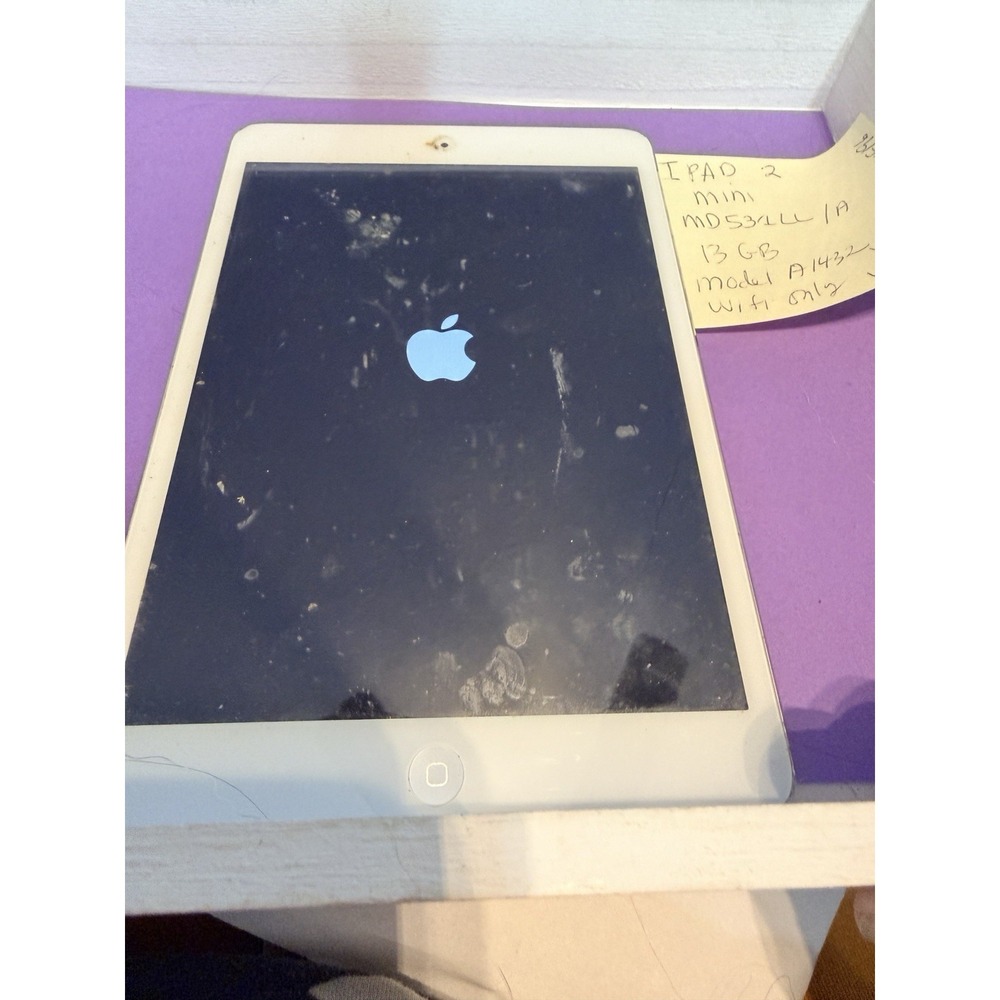 Apple iPad Mini 2 (2nd Gen) A1432 13GB Wi-Fi White Tablet 2013 WiFi Only